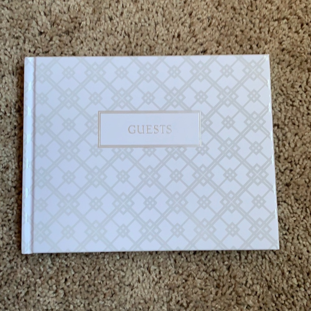 Wedding guest book